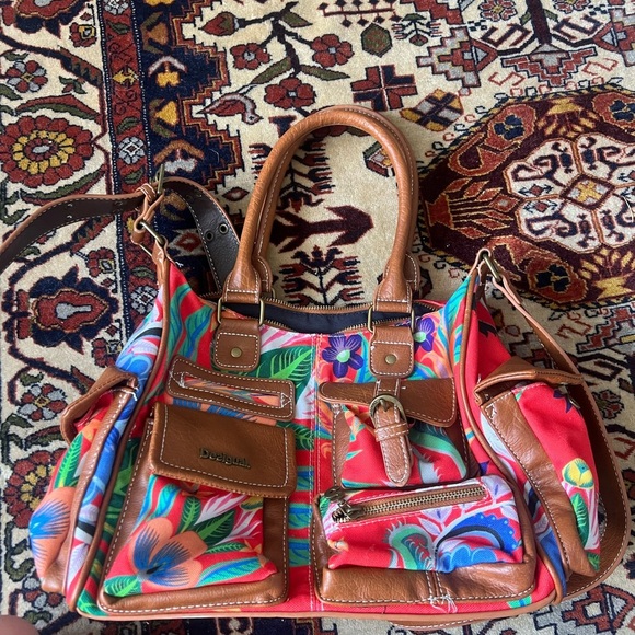 Desigual Tropical Print Purse - Picture 2 of 5